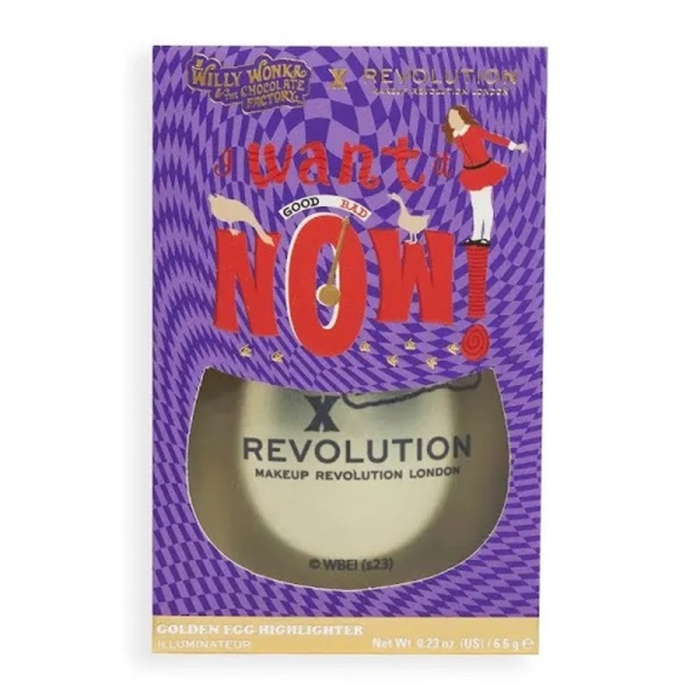 Makeup revolution nwt WILLY WONKA GOOD EGG BAD EGG HIGHLIGHTER